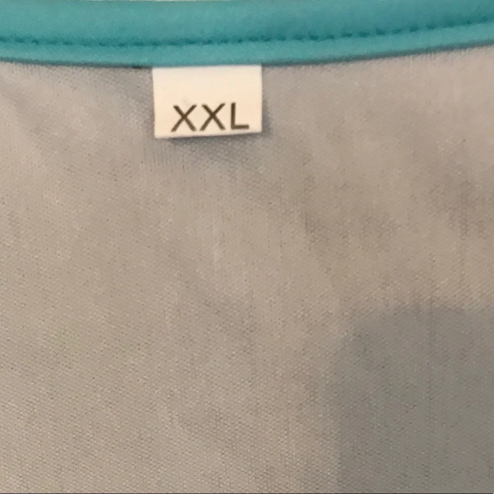 🌟3xHP🌟NWOT Black Border Floral Top XXL - Picture 3 of 5